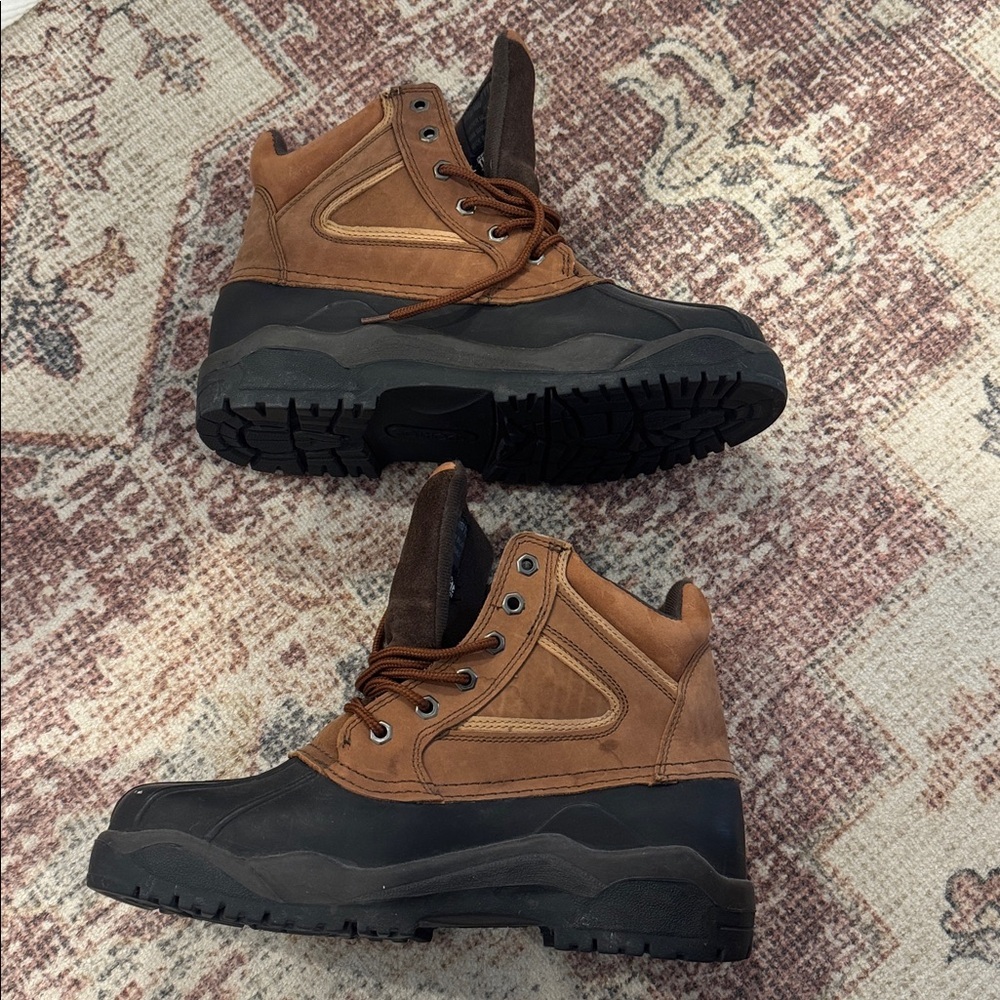 Men’s Sporto Insulated Leather Work Boots, Size 11 M - Picture 2 of 5